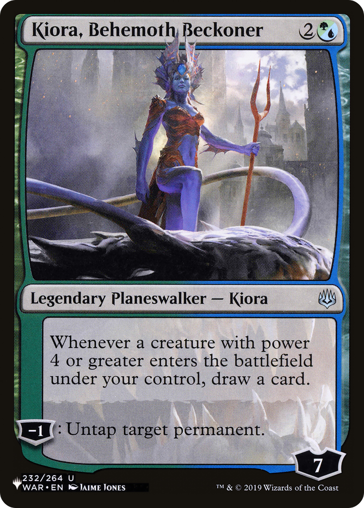 Kiora, Behemoth Beckoner [The List] - Evolution TCG