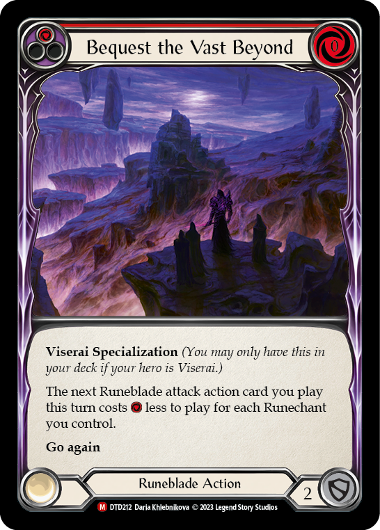 Bequest the Vast Beyond [DTD212] (Dusk Till Dawn) - Evolution TCG