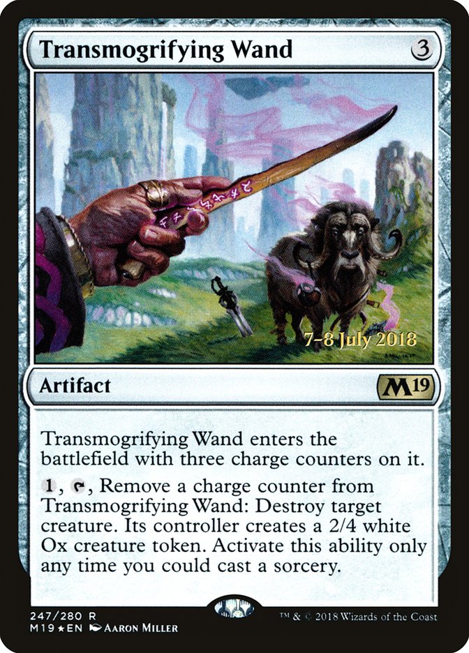 Transmogrifying Wand [Core Set 2019 Prerelease Promos] - Evolution TCG