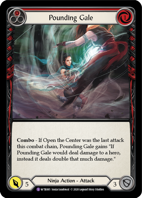 Pounding Gale [U-WTR085] (Welcome to Rathe Unlimited)  Unlimited Normal - Evolution TCG