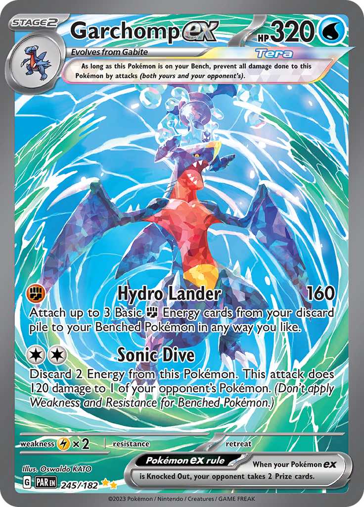 Garchomp ex (245/182) [Scarlet & Violet: Paradox Rift] - Evolution TCG