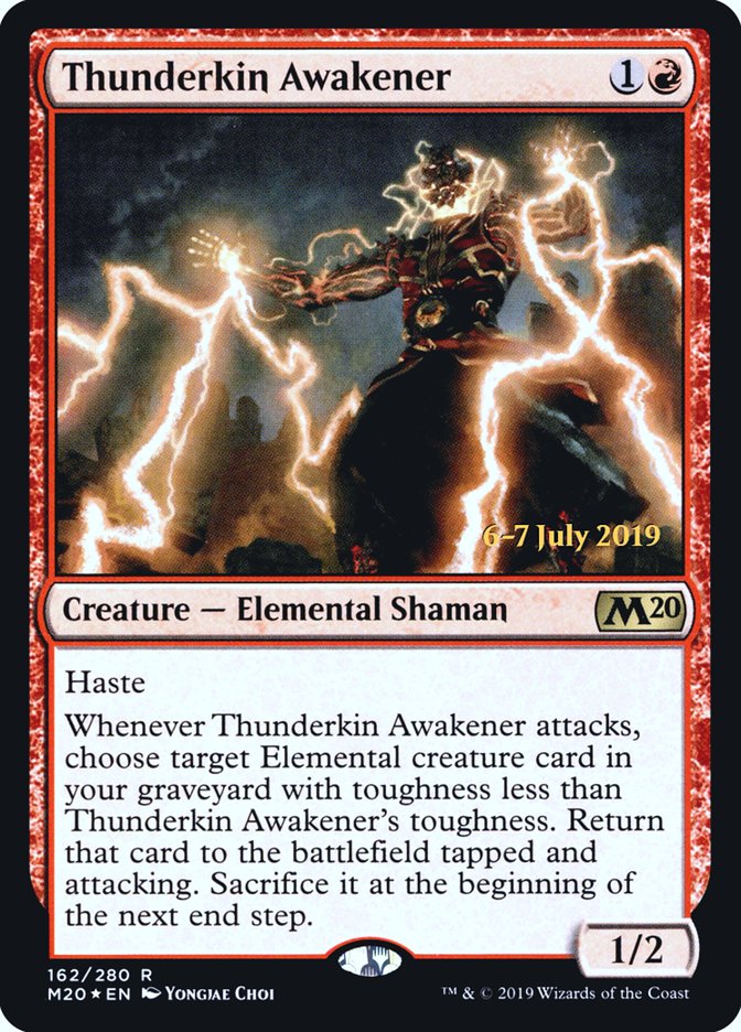 Thunderkin Awakener [Core Set 2020 Prerelease Promos] - Evolution TCG