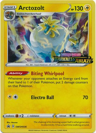 Arctozolt (SWSH036) (Prerelease Promo) [Sword & Shield: Black Star Promos] - Evolution TCG