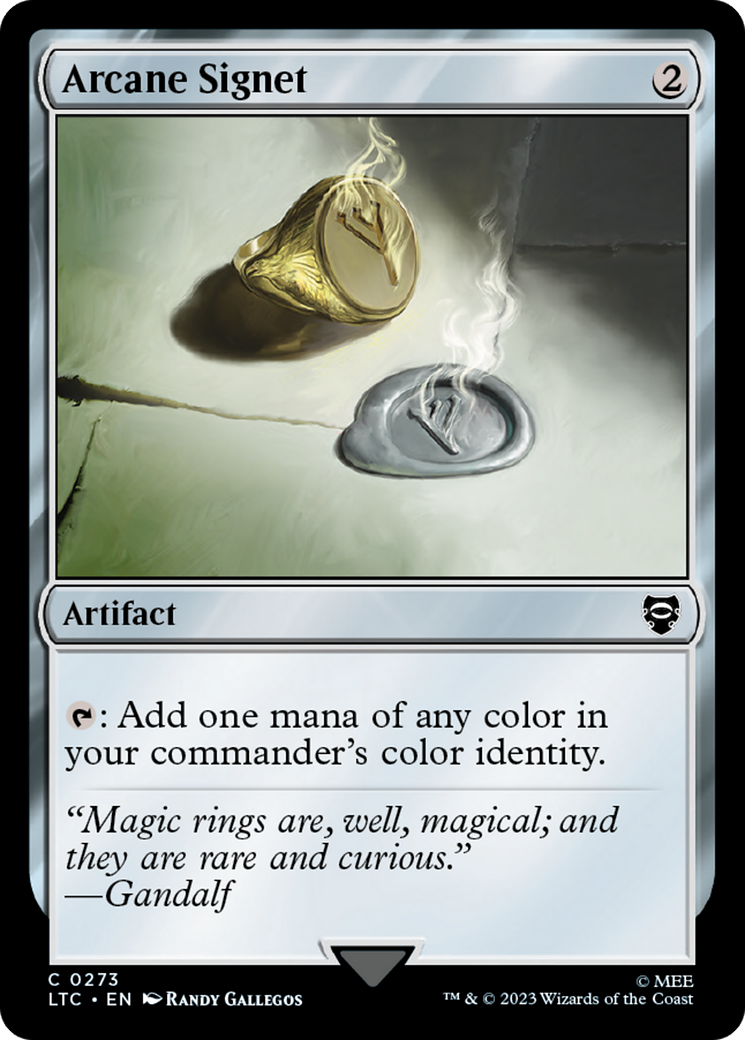 Arcane Signet [The Lord of the Rings: Tales of Middle-Earth Commander] - Evolution TCG
