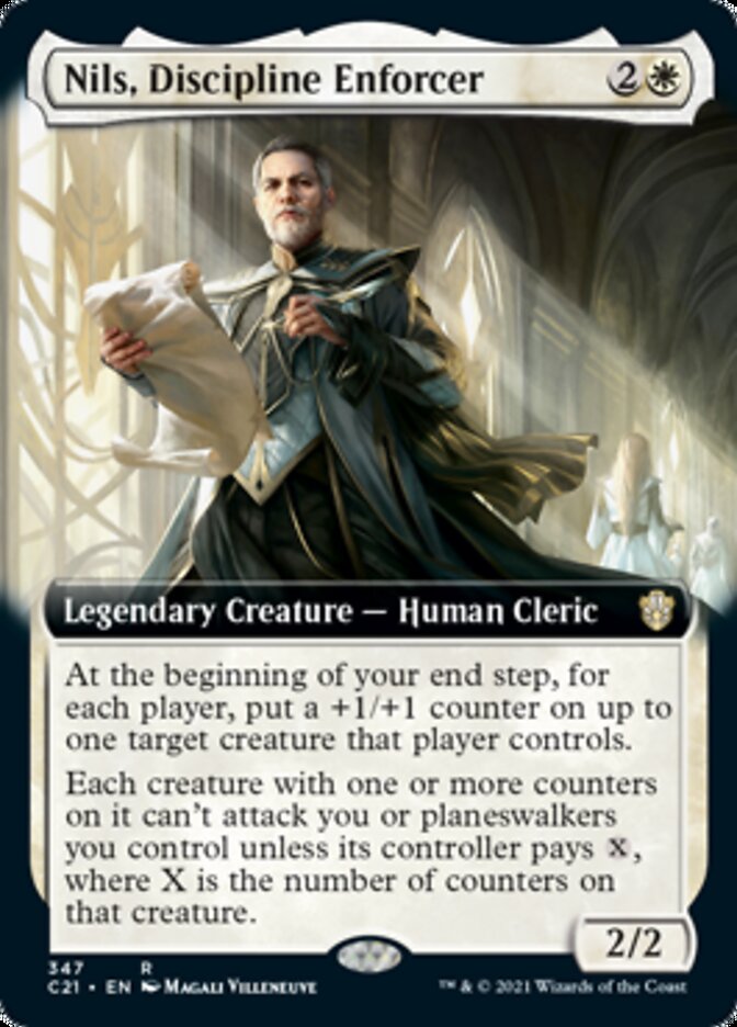 Nils, Discipline Enforcer (Extended Art) [Commander 2021] - Evolution TCG