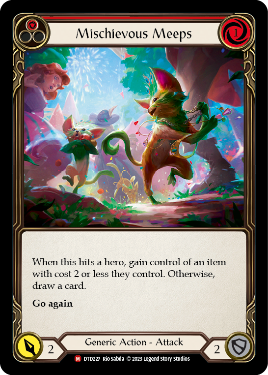 Mischievous Meeps [DTD227] (Dusk Till Dawn)  Rainbow Foil - Evolution TCG