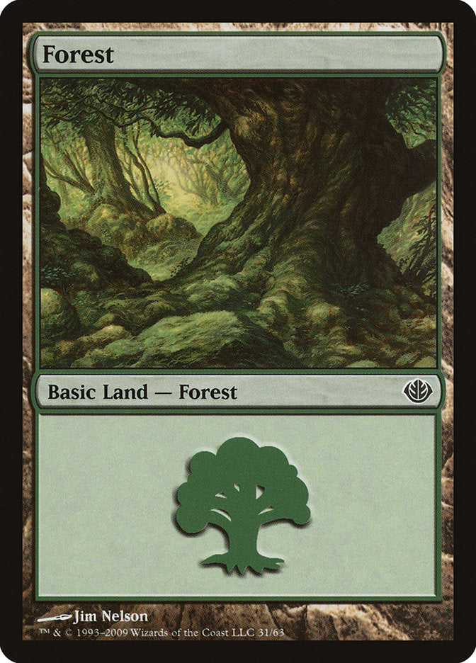 Forest (31) [Duel Decks: Garruk vs. Liliana] - Evolution TCG