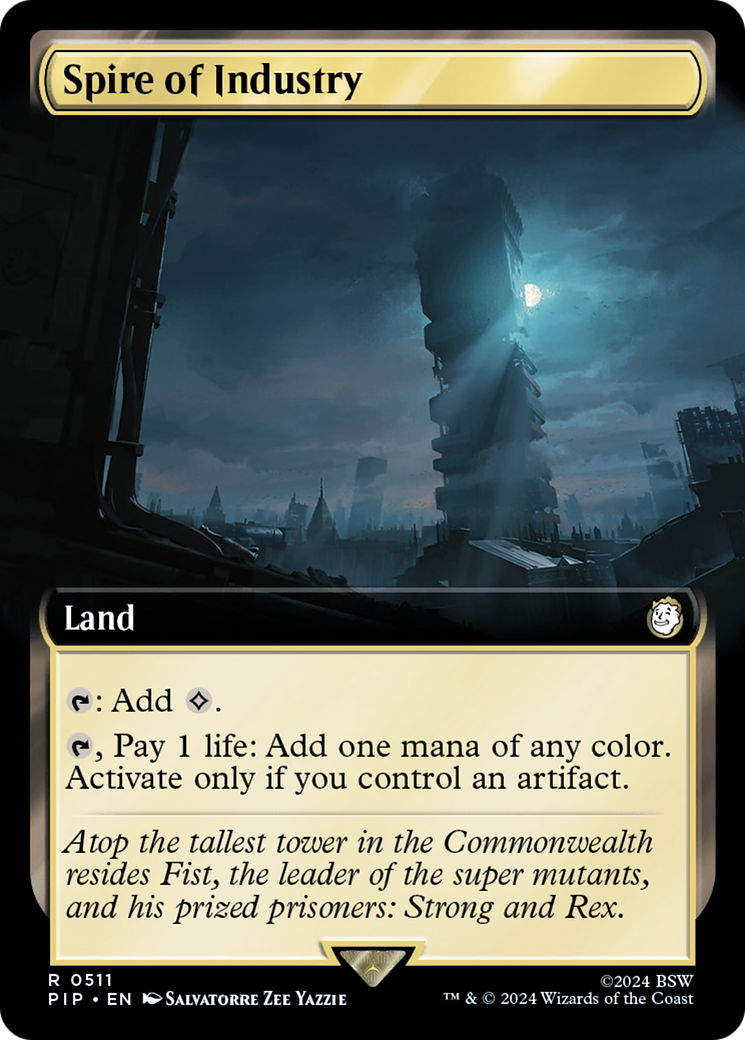 Spire of Industry (Extended Art) [Fallout] - Evolution TCG