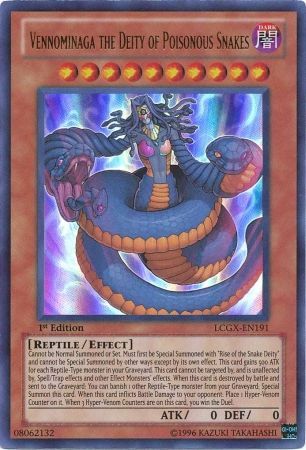 Vennominaga the Deity of Poisonous Snakes [LCGX-EN191] Ultra Rare - Evolution TCG