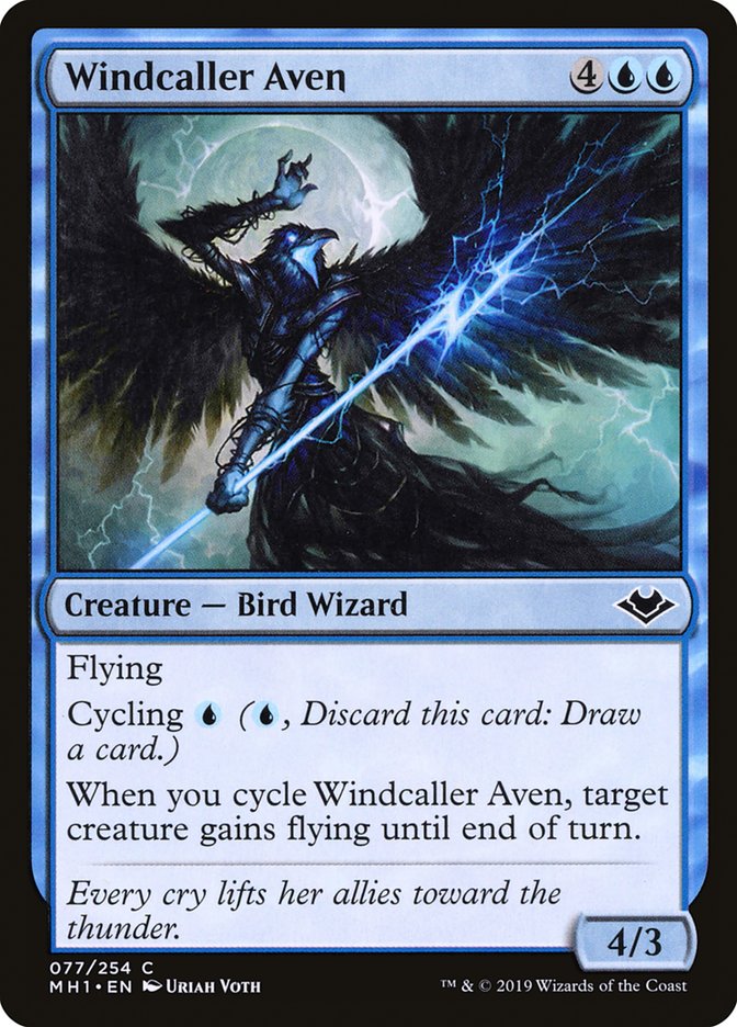 Windcaller Aven [Modern Horizons] - Evolution TCG