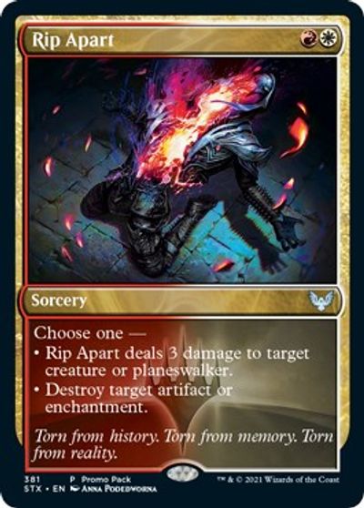 Rip Apart (Promo Pack) [Strixhaven: School of Mages Promos] - Evolution TCG