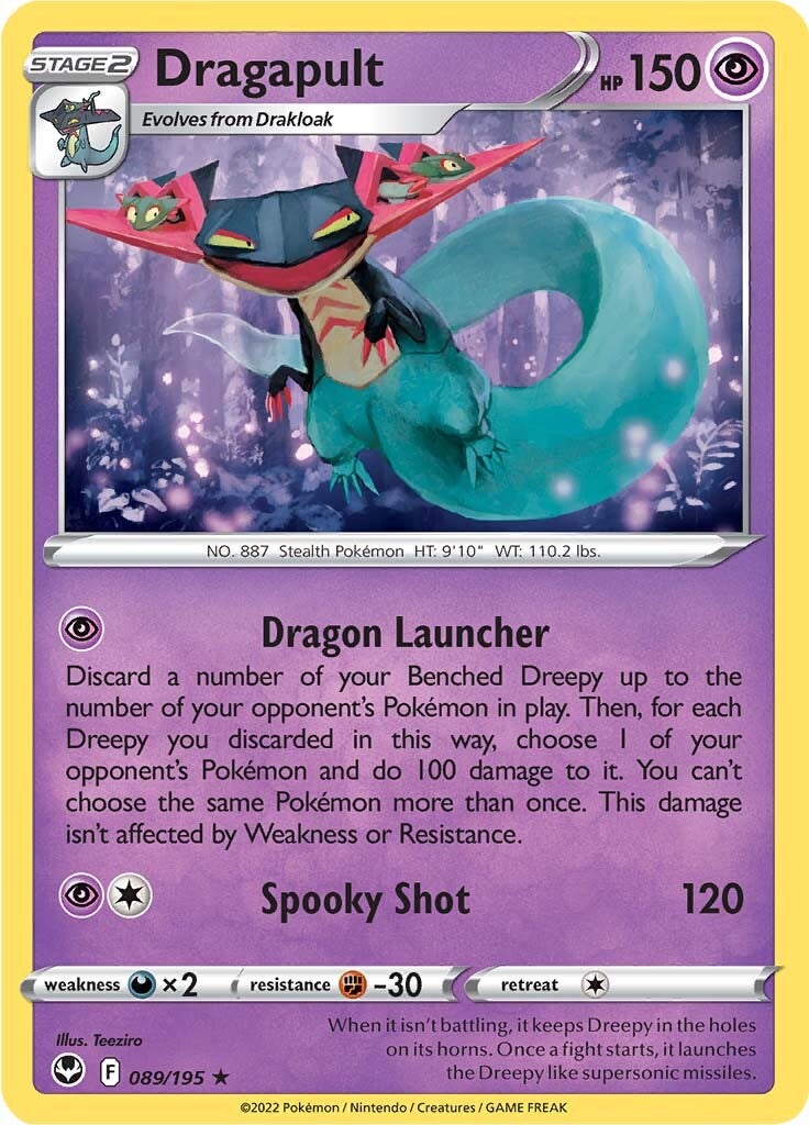 Dragapult (089/195) [Sword & Shield: Silver Tempest] - Evolution TCG