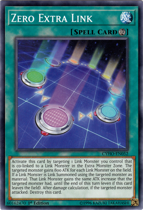 Zero Extra Link [CYHO-EN052] Common - Evolution TCG