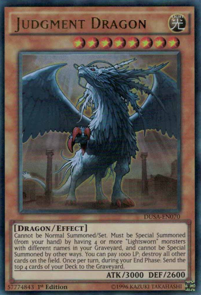 Judgment Dragon [DUSA-EN070] Ultra Rare - Evolution TCG