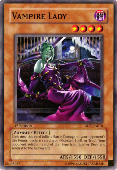 Vampire Lady [SD2-EN010] Common - Evolution TCG