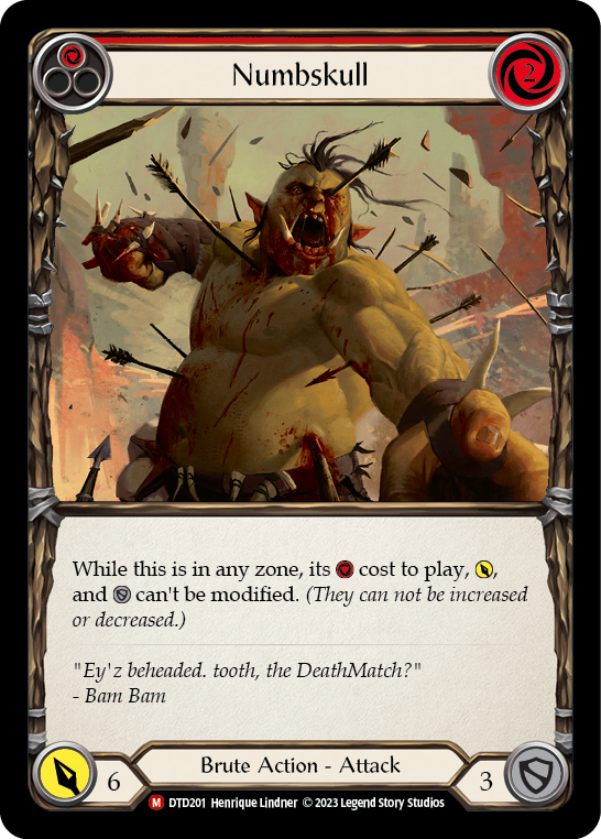 Numbskull [DTD201] (Dusk Till Dawn)  Rainbow Foil - Evolution TCG
