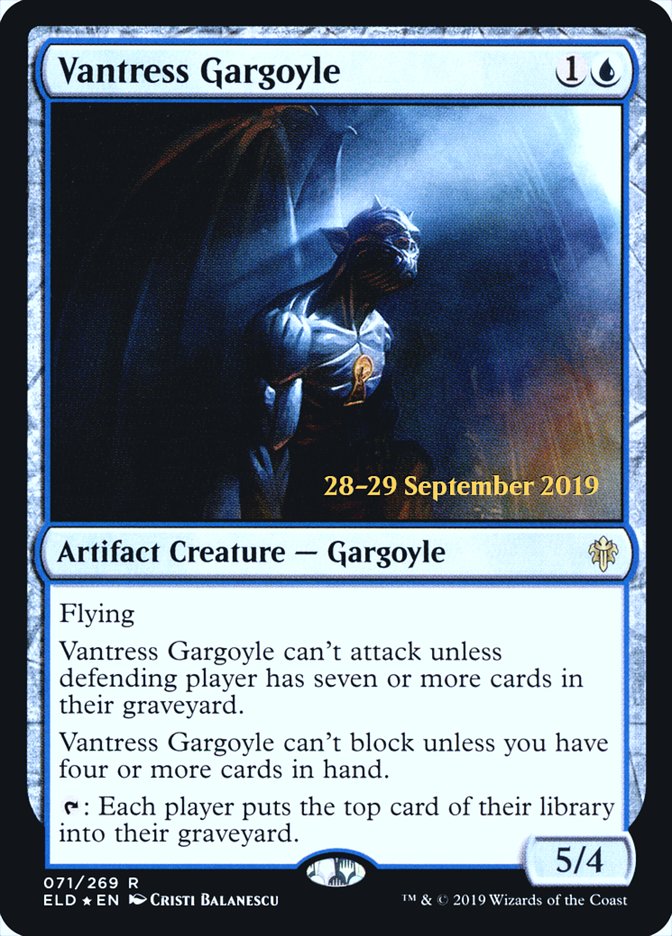 Vantress Gargoyle [Throne of Eldraine Prerelease Promos] - Evolution TCG