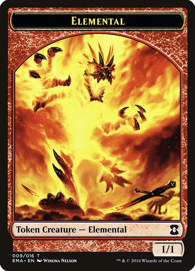 Elemental Token (009/016) [Eternal Masters Tokens] - Evolution TCG