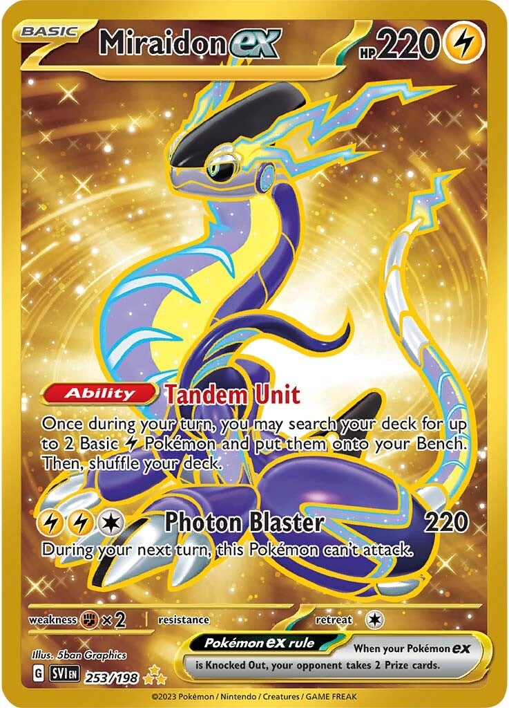 Miraidon ex (253/198) [Scarlet & Violet: Base Set] - Evolution TCG
