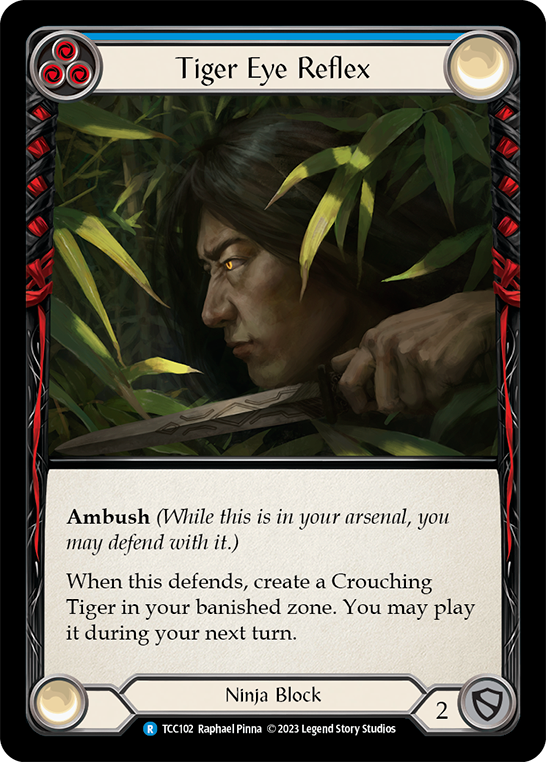 Tiger Eye Reflex (Blue) [TCC102] (Round the Table: TCC x LSS) - Evolution TCG