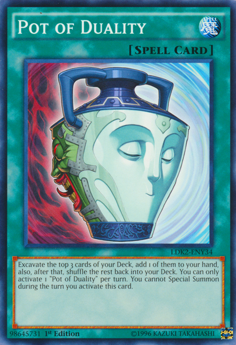 Pot of Duality [LDK2-ENY34] Common - Evolution TCG