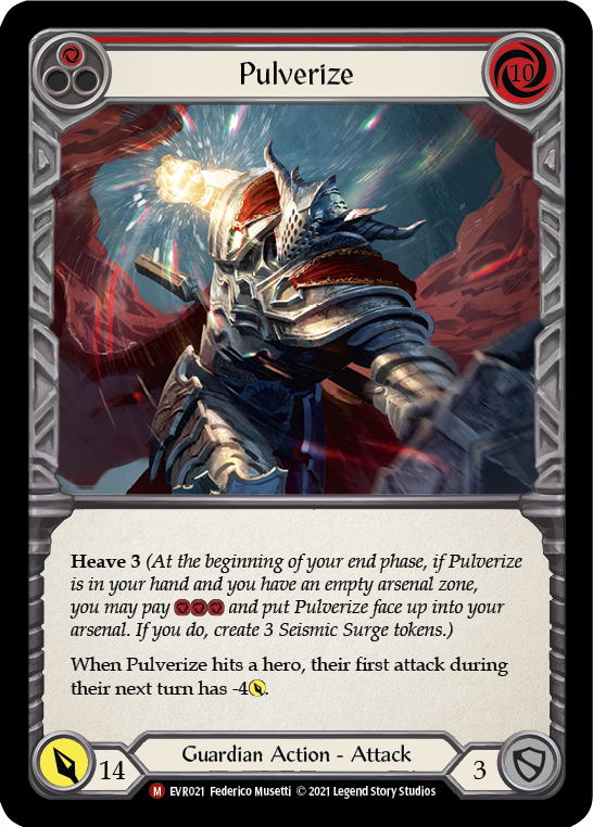 Pulverize [EVR021] (Everfest)  1st Edition Normal - Evolution TCG