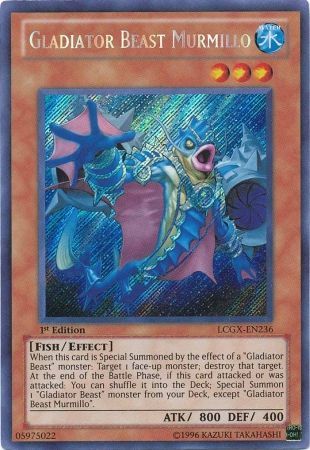 Gladiator Beast Murmillo [LCGX-EN236] Secret Rare - Evolution TCG