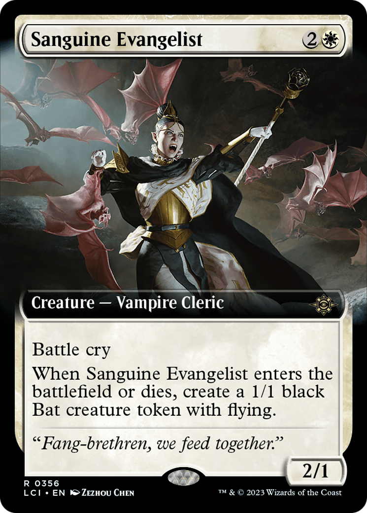 Sanguine Evangelist (Extended Art) [The Lost Caverns of Ixalan] - Evolution TCG