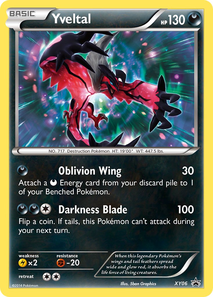Yveltal (XY06) [XY: Black Star Promos] - Evolution TCG