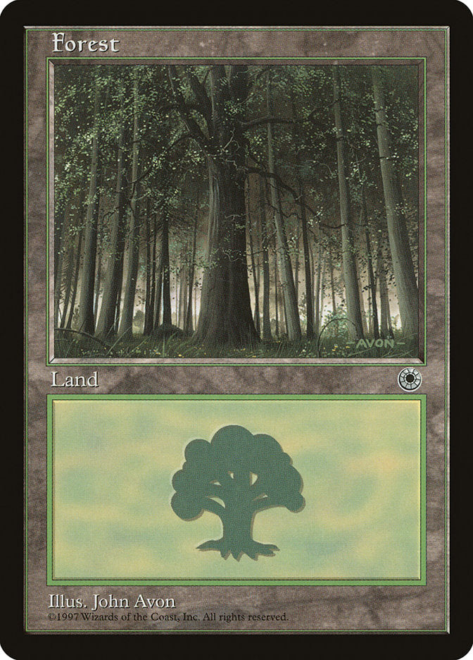 Forest (Thickest Tree in Center) [Portal] - Evolution TCG