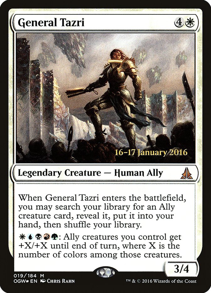 General Tazri [Oath of the Gatewatch Prerelease Promos] - Evolution TCG