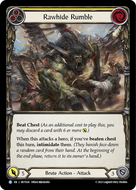 Rawhide Rumble (Yellow) [HVY024] (Heavy Hitters) - Evolution TCG