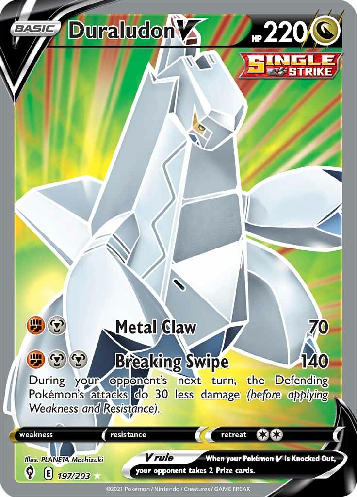 Duraludon V (197/203) [Sword & Shield: Evolving Skies] - Evolution TCG
