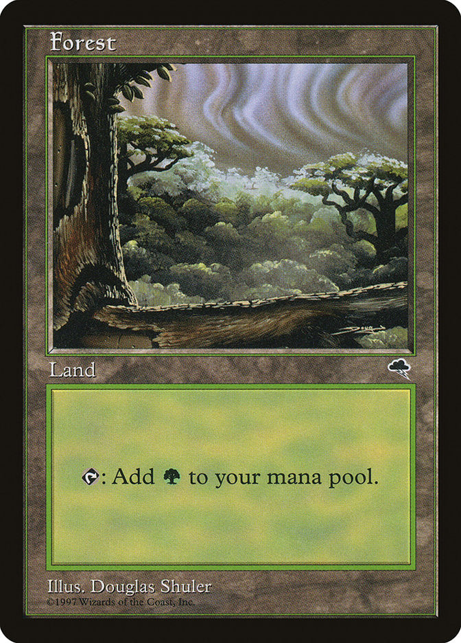 Forest (Sky Visible Top Right) [Tempest] - Evolution TCG