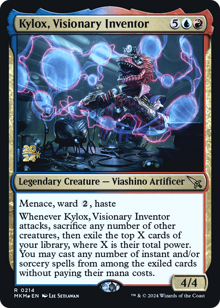 Kylox, Visionary Inventor [Murders at Karlov Manor Prerelease Promos] - Evolution TCG