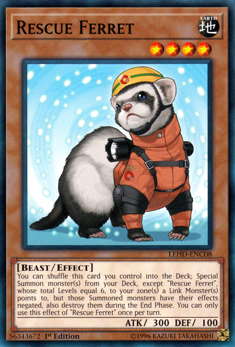 Rescue Ferret [LEHD-ENC08] Common - Evolution TCG