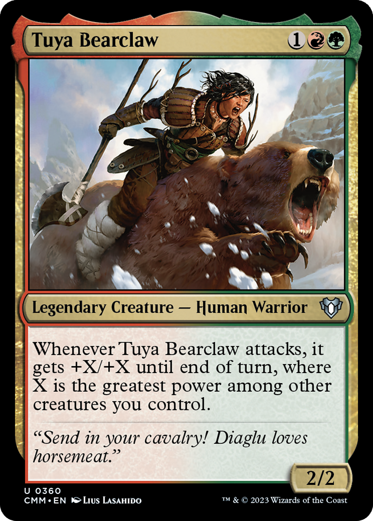 Tuya Bearclaw [Commander Masters] - Evolution TCG