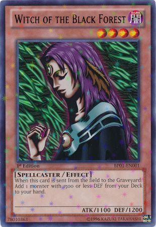 Witch of the Black Forest [BP01-EN001] Starfoil Rare - Evolution TCG