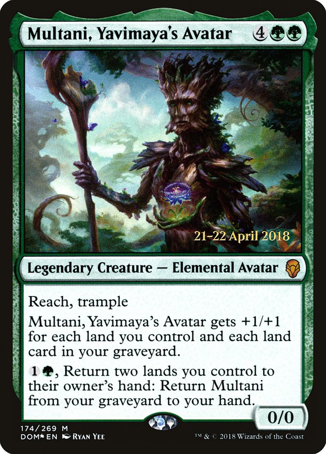 Multani, Yavimaya's Avatar [Dominaria Prerelease Promos] - Evolution TCG