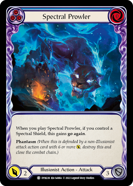Spectral Prowler (Blue) [DYN226] (Dynasty) - Evolution TCG