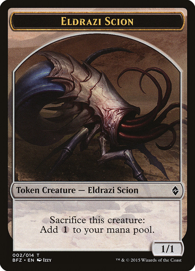 Eldrazi Scion Token (002/014) [Battle for Zendikar Tokens] - Evolution TCG