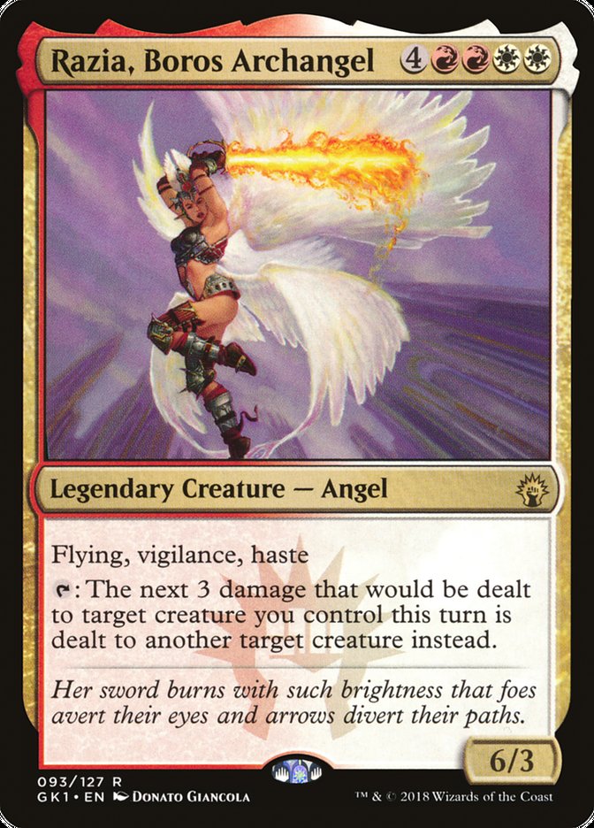 Razia, Boros Archangel [Guilds of Ravnica Guild Kit] - Evolution TCG