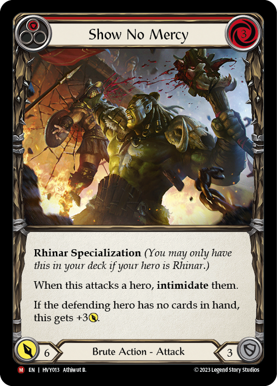 Show No Mercy [HVY013] (Heavy Hitters) - Evolution TCG