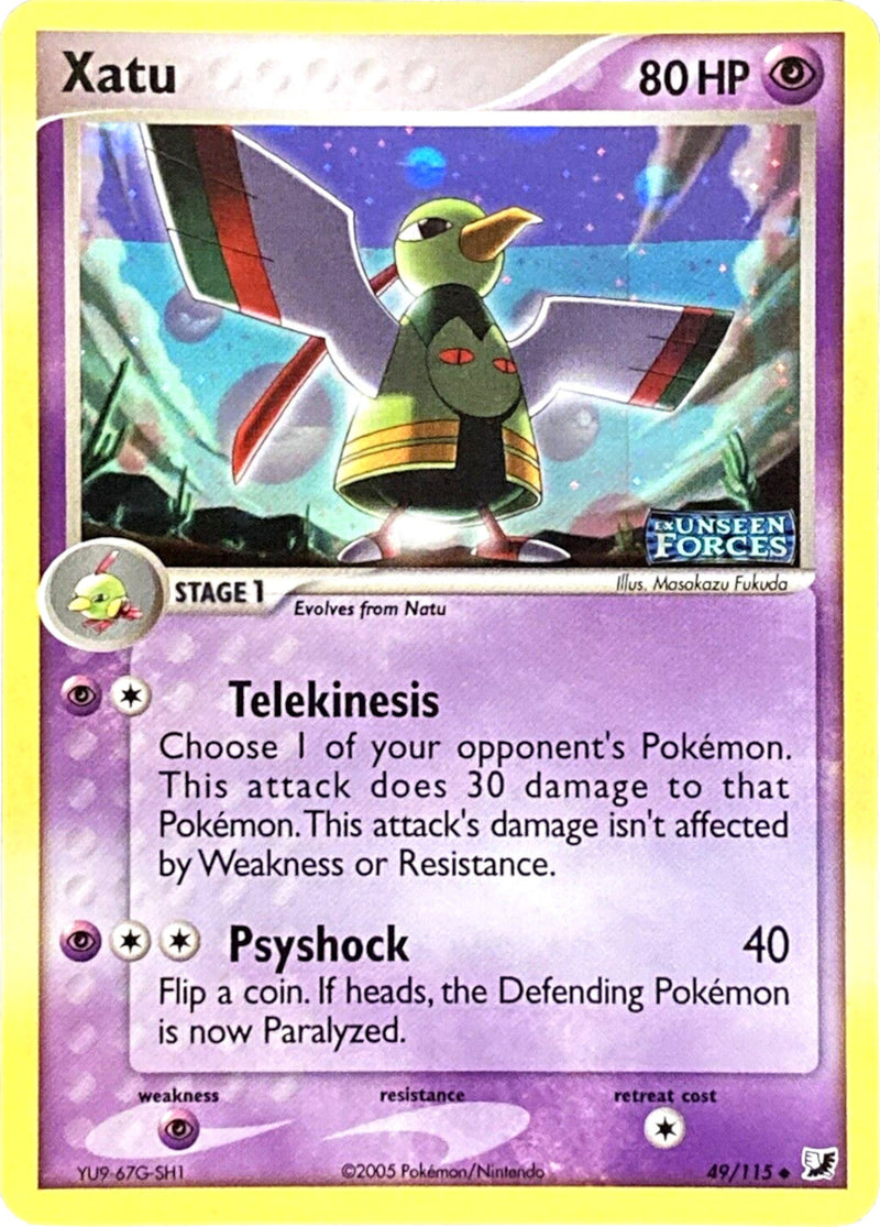 Xatu (49/115) (Stamped) [EX: Unseen Forces] - Evolution TCG