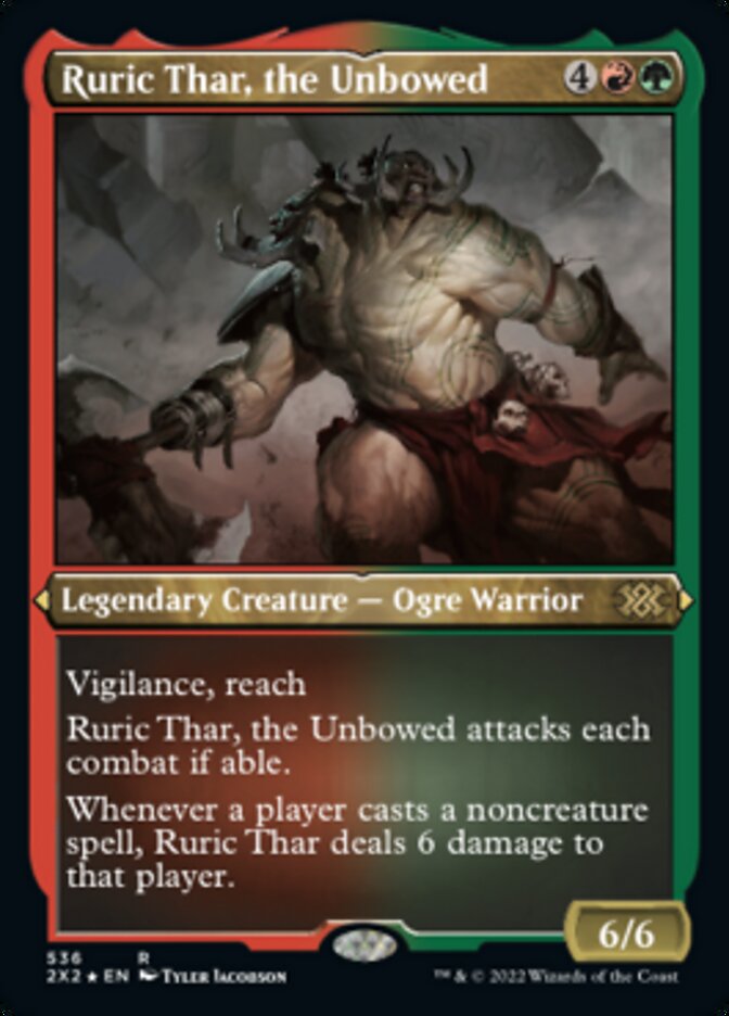 Ruric Thar, the Unbowed (Foil Etched) [Double Masters 2022] - Evolution TCG