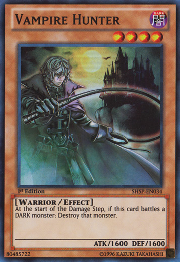 Vampire Hunter [SHSP-EN034] Super Rare - Evolution TCG