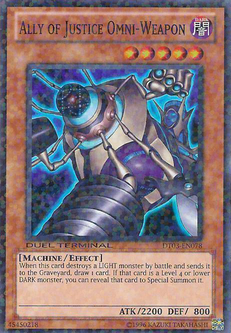 Ally of Justice Omni-Weapon [DT03-EN078] Super Rare - Evolution TCG