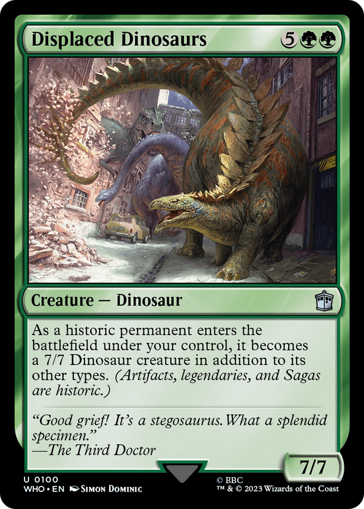 Displaced Dinosaurs [Doctor Who] - Evolution TCG