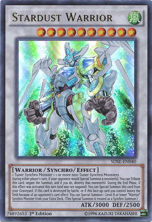 Stardust Warrior [SDSE-EN040] Ultra Rare - Evolution TCG