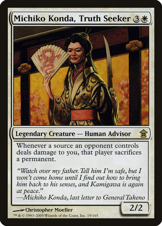 Michiko Konda, Truth Seeker [Saviors of Kamigawa] - Evolution TCG